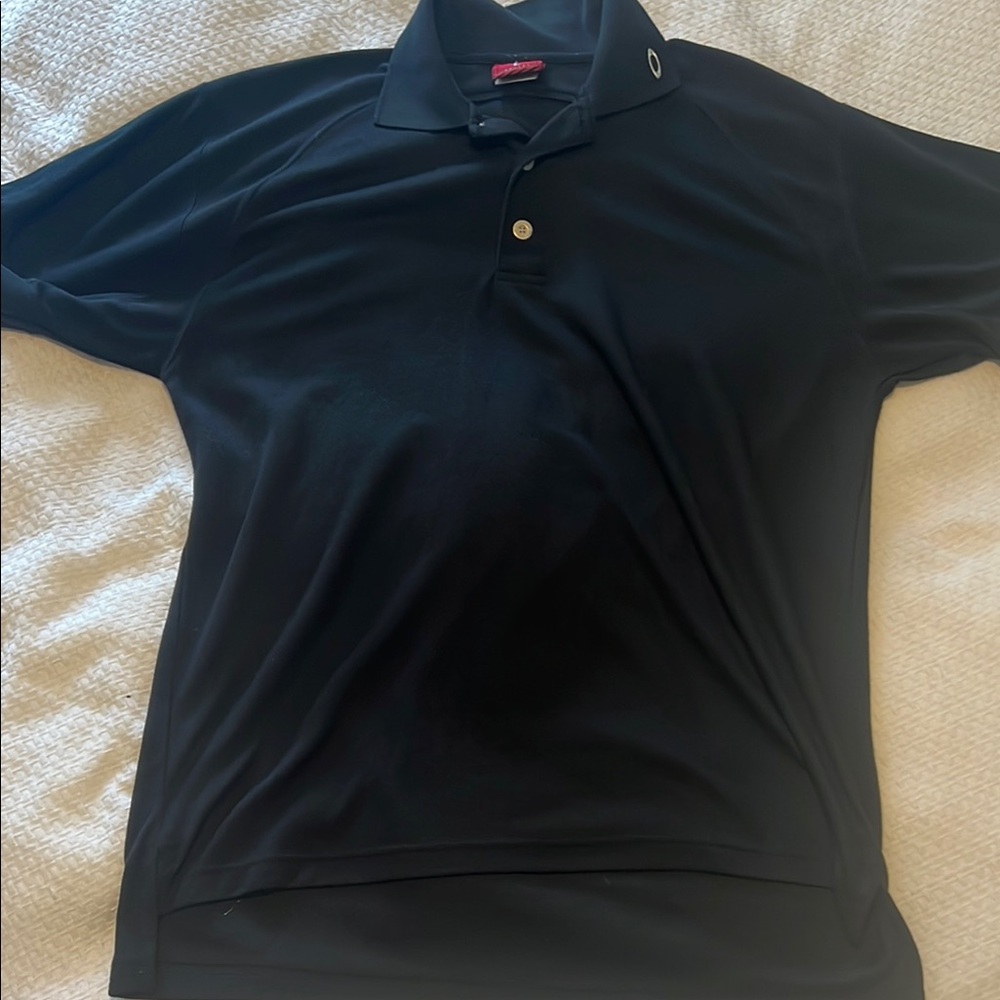 Men's Oakley Black Polo Shirt Large